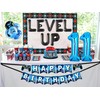 LaVenty Level Up Game Birthday Video Game Celebration Party Decoration