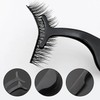 Durable Stainless Steel Eyelash Applicator Tool,Simple Black Lash Applicator Tool,Compact