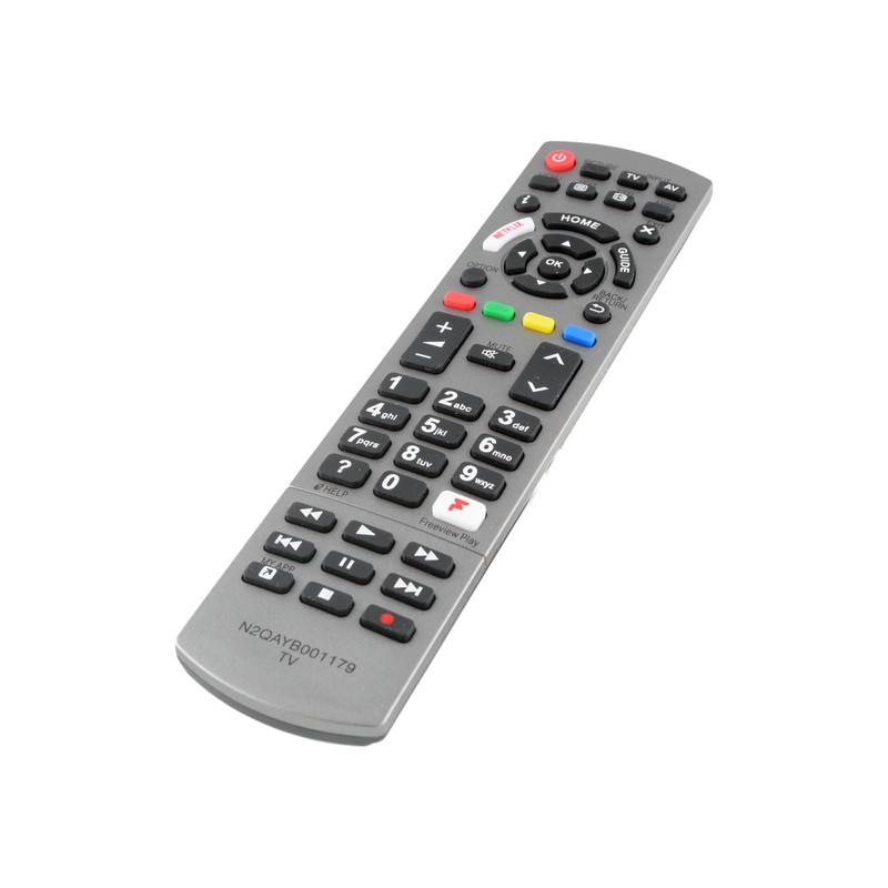 azurano Remote Control for PANASONIC N2QAYB001178, N2QAYB001179