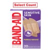 Band-Aid Sensitive Skin Adhesive Bandages (Select Count) - 20 Count