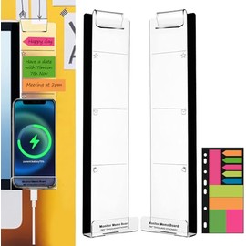 Multifunctional Acrylic Memo Boards Set for Computer
