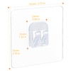 YeeBeny Corner Shower Caddy Adhesive Sticker Hook Mount for Shower