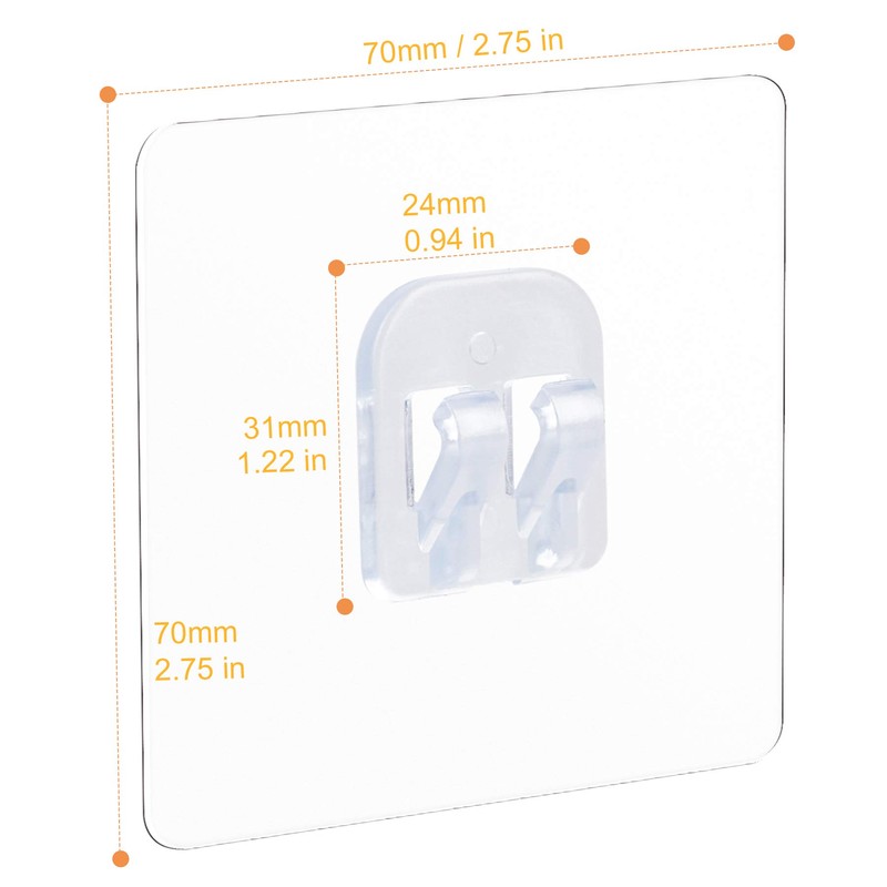 YeeBeny Corner Shower Caddy Adhesive Sticker Hook Mount for Shower