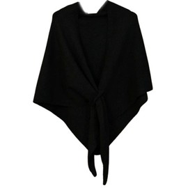 Winter Warm Shawl Wraps for Women Knitted Striped Knotted Cardigan Cape Soft Triangle Scarf Wrap Travel Elegant Tops Poncho