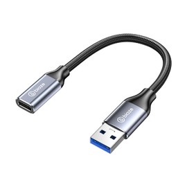 biaze USB C Female to USB Male Adapter, USB A to USB C Adapter with 10Gbps Data Transfer and Charging for Laptop, PC, Flash Disk, Quest Link, Charger