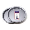 Lets Cook Cookware 7 Inch Fixed Base Victoria Sandwich Pan Twin Pack, 18cm, British Made with Teflon Classic Non Stick