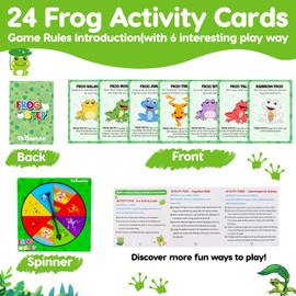 Stepping Stones for Kids 6 Pcs Plastic Balance Stones Obstacle Course Frog Jumping Step Stone Up to 265lbs Indoor Outdoor Sensory Play Toys Toddler Outside Game 3 4 5 6 7+ Year Old Coordination Skill