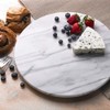 Creative Home Natural Marble Lazy Susan Turntable Rotating Serving Plate