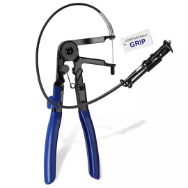 WORKPRO Flexible Hose Clamp Pliers, 27” Hose Clamp Automotive Clamp Removal Tool