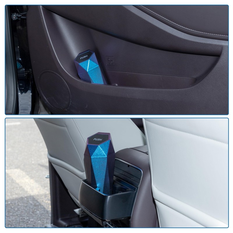 A ABSOPRO Car Trash Can Portable 3.5" Width 7.9" Height