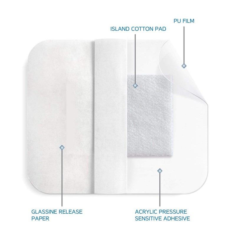 Medrull 100% Waterproof Wound Plaster, 9 x 10 cm, Ultra