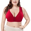 Plus Size Wire Free Minimizer Bra for Women Front Closure