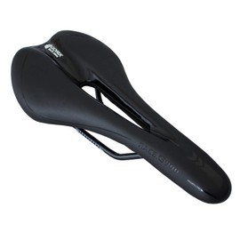 GORIX 3621A Bicycle Saddle, Low Rising, Perforated, Tension Type, Customized, Compatible with Road Bikes, Mountain Bikes, Etc., Full Black