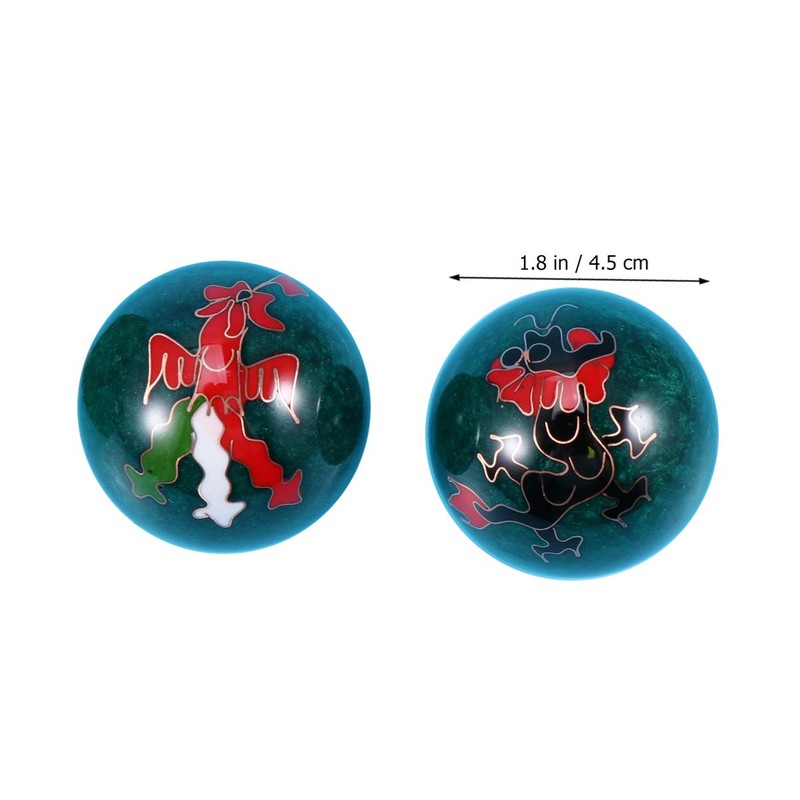 Milisten Baoding Balls Meditation Balls Exercise Massage Fitness Balls Therapy