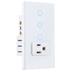 KEYGMA Combination Smart Touch Light Switch and Smart WiFi Power