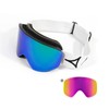 Actics Falcon 2 Black & White Ski Goggles with NASA-Engineered