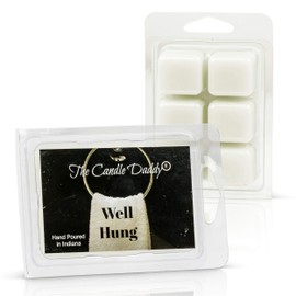 Well Hung- Funny Fresh Linen Scented Melt- Maximum Scent Wax Cubes/Melts- 1 Pack -2 Ounces- 6 Cubes