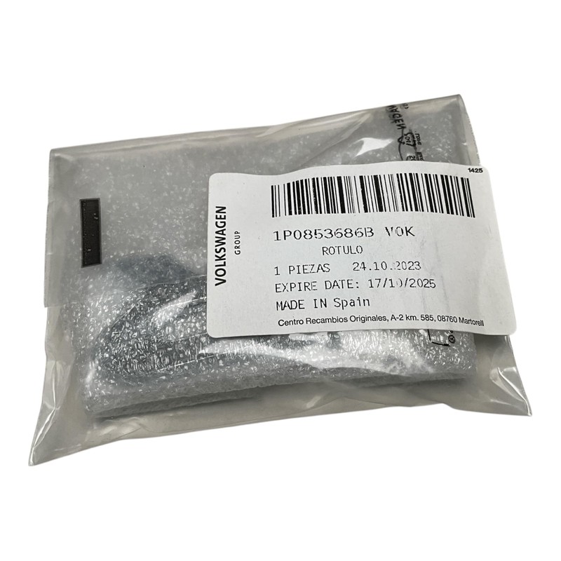 Seat 1P0853686BV0K Cupra R Lettering Rear Tailgate Emblem Tuning Logo