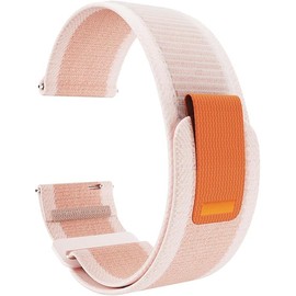 Gydom 22 mm Smartwatch-Armband für Herren und Damen, Nylongewebe, verstellbare, atmungsaktive Ersatzbänder, kompatibel mit IDW19, Rosa