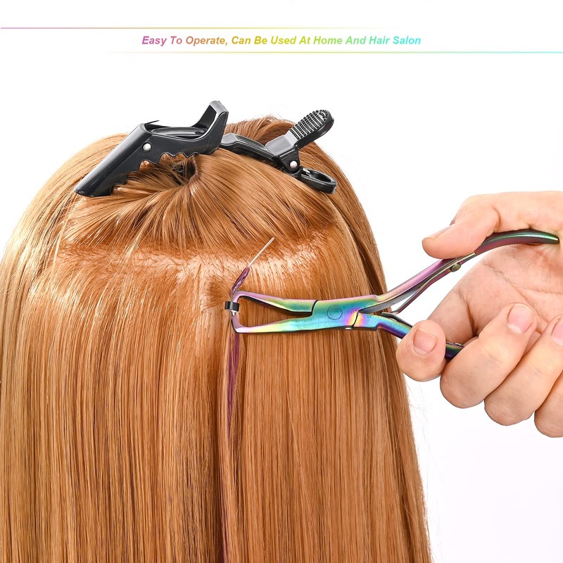 EHDIS Hair Extensions Tools Kit, 2 Stainless Steel Pliers for