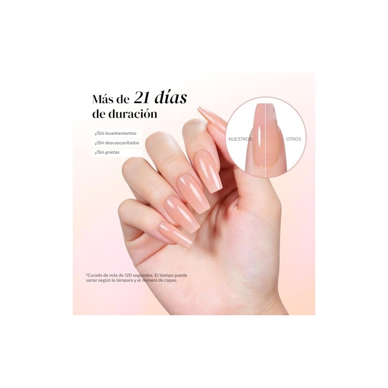 CHERIMOYA Gel Constructor Sólido Para Uñas Extensión 30g
