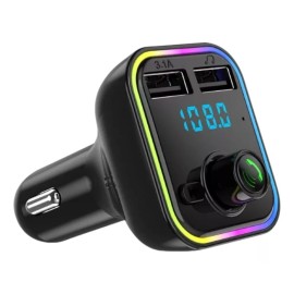 Eco R Transmisor Bluetooth Audio Manos Libres Doble Usb Cargador