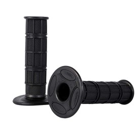 Universal-Motorrad-Lenkergriffe, 2,2 cm, rutschfeste Motorrad-Handgriffe, 22 mm, Silikon, weich, für Pit Dirt Bike (schwarz)