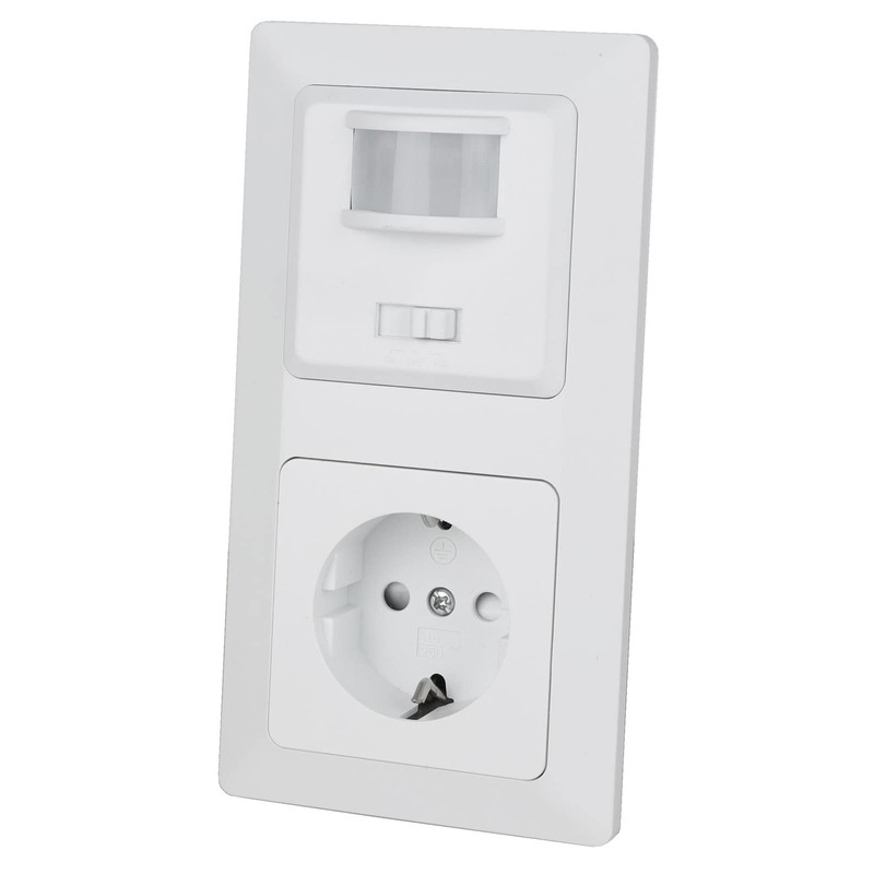 Milos Socket Motion Sensor Indoor Flush-Mounted I 160° 2-Wire Built-in