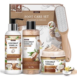 Coconut & Vanilla Foot Spa Set for Silky Smooth Feet