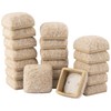 Super Sliders 1" Square Secure Grip Formed Felt Furniture Movers