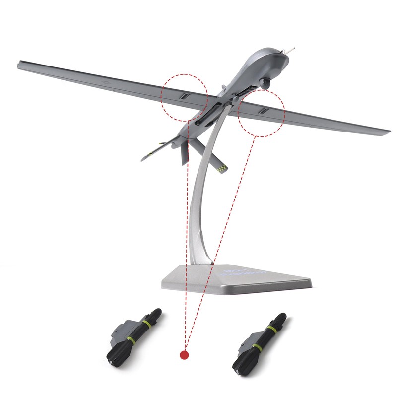 NUOTIE MQ-1B Predator Drone 1/72 Metal Airplane Model Kits with