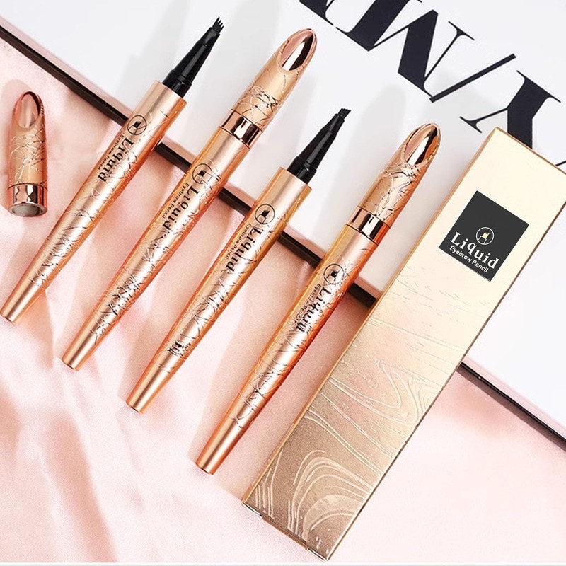 YANINEE 3D Waterproof Eyebrow Pencil, Hair Drawing, Quick Drying and