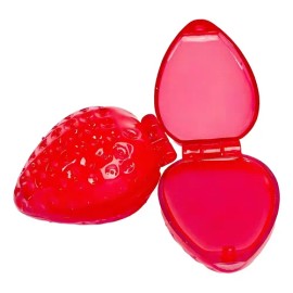 Caja 24 Bálsamos Labiales Sabor Fresa Con Brillo Hidratantes                                                                                          