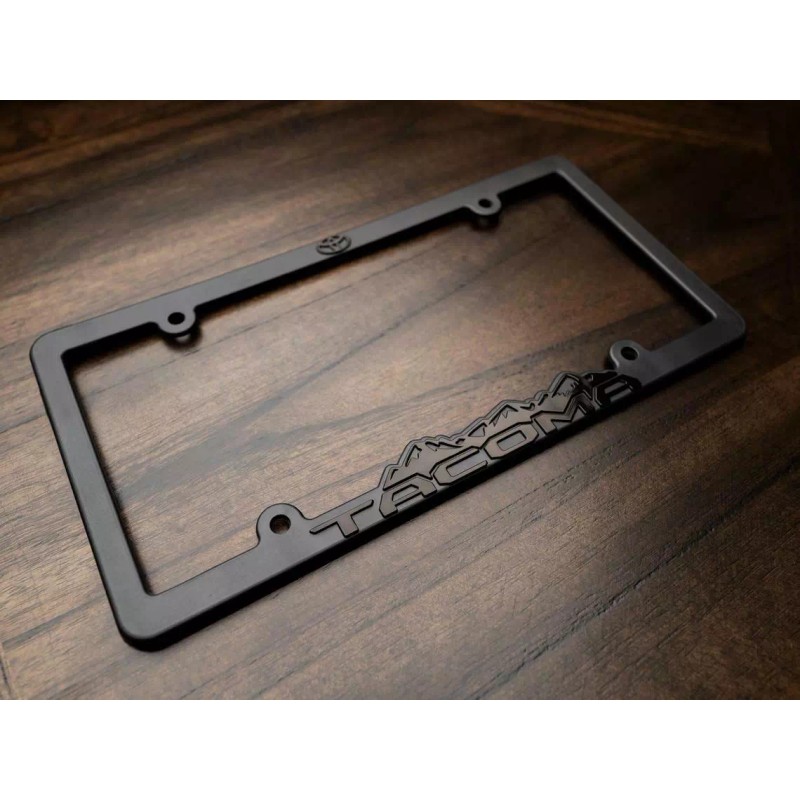 CCG 2 Tacoma Blackout license plate frame Fits Toyota Taco