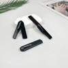 Black Folding Comb for Hair & Beard Grooming, Portable Pocket