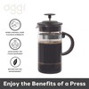 Oggi Triple Mesh Filter French Press Coffee Maker (12 fl
