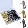 30 PCS Push Pin Picture Hooks, thumbtacks for Wall Hanger,