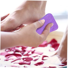 Mikinona 6pcs Pumice Stone for Feet Exfoliating Tool Callus Remover for Pedicure Care Safe Pu Material Random Colors for Home Use