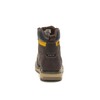 Cat Footwear Calibrate Steel Toe Construction Boot, Mens Leather Brown,
