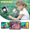 AOTRUTII Microscope for Kids, 1000X Portable Mini Microscope 2" LCD