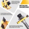 2 PCS Tongue and Groove Router Bit Set 1/2 Shank,