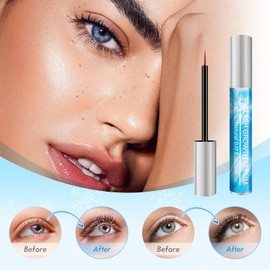 Eyelash Serum Without Hormones, Eyelash Growth Serum, Lash Serum Eyebrow Enhancer and Eyelash Serum Lashes Eyelash Serum for Longer, Thicker, Fuller, Stronger Growth