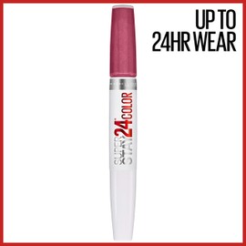 MAYBELLINE Maybelline Super Stay 24, 2-Step Liquid Lipstick Makeup, Long Lasting Highly Pigmented Color with Moisturizing Balm, Timeless Rose, Pink, 1 Count