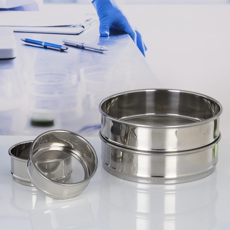 LABALPHA 2300 Mesh Lab Sieves, #2300 Mesh Test Sieve, 8''