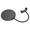 Microphone AntiSpray Filter Mesh Clip Flexible Neck Microphone Wind Screen