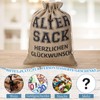 woric Gift Bag Old Sack Congratulations, Jute Bag Gift Wrapping