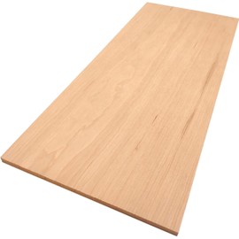 The Hardwood Edge Cherry Hardwood Planks - Cherry Craft Wood for Unfinished Wood Crafts - 1/8" (3mm) 100% Hardwood - Laser Engraving Blanks - Hobby Wood for Crafts (1/8" x 4 1/2" x 18", 4)