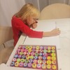 KRUZZEL 60 Piece Plastic Stamp Set for Children Self-Inking Animals