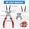 Worldity 6Pcs Welding Accessories, Chipping Hammer 10.55 In, Pliers 8.07