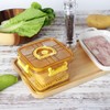 Tellshun Sliced Cheese Container with Airtight Lid for Mini Fridge